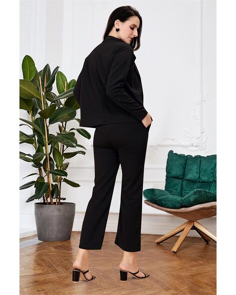 Buy Black Suit Sets for Women by Srutva Fashion Online