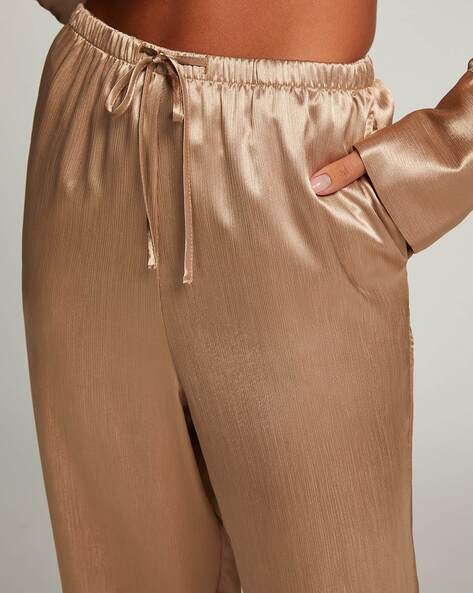 Satin pyjama online pants