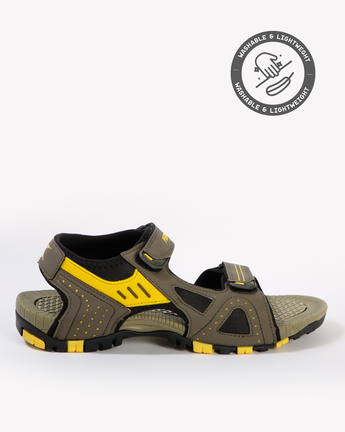 Sparx Sparx Men SS-703 Olive Yellow Floater Sandals Men Olive Sports Sandals  - Buy Olive Yellow Color Sparx Sparx Men SS-703 Olive Yellow Floater Sandals  Men Olive Sports Sandals Online at Best