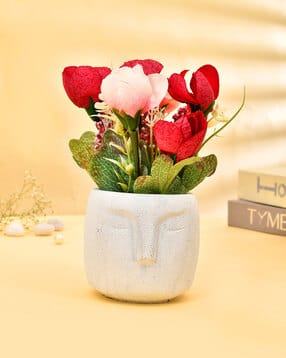 tayhaa Artificial Flowers with Modern Planter-picture-17