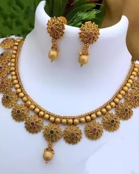 Necklace earrings set 2024