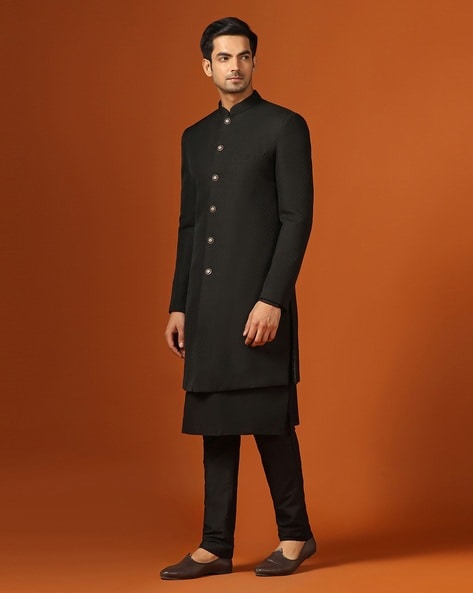 Buy Black Sherwani Sets for Men by Tarun Tahiliani Online | Ajio.com