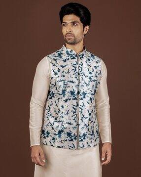 kisah Men Regular Fit Nehru Jacket-picture-47
