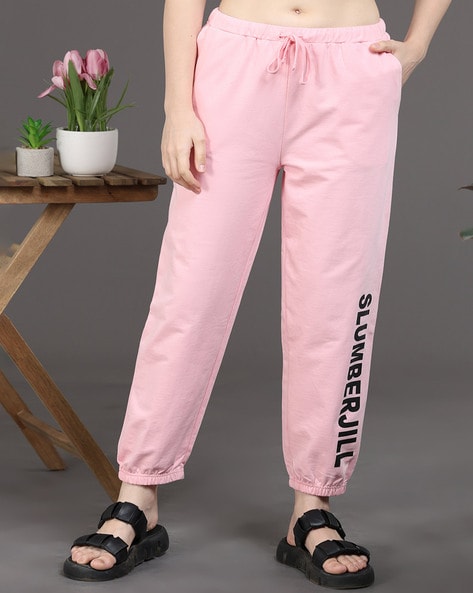 Buy Pink Track Pants for Women by SJ SLUMBER JILL Online