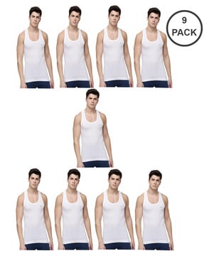 Pack of 4 Sleeveless Vests