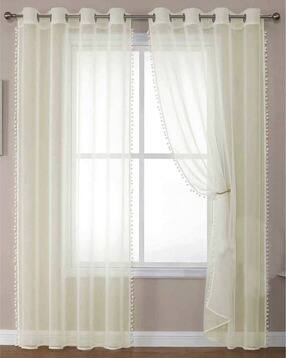 urban space Set of 2 Window Curtains with Pom-Poms-picture-19