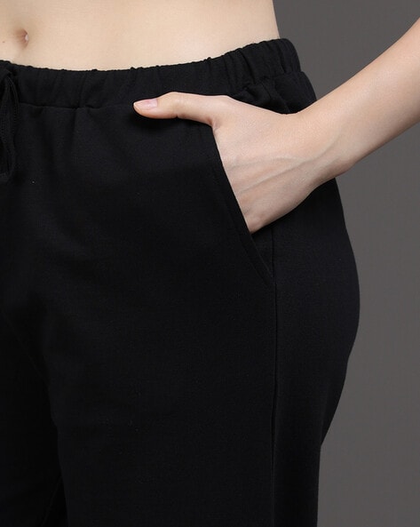 Buy Black Track Pants for Women by SJ SLUMBER JILL Online