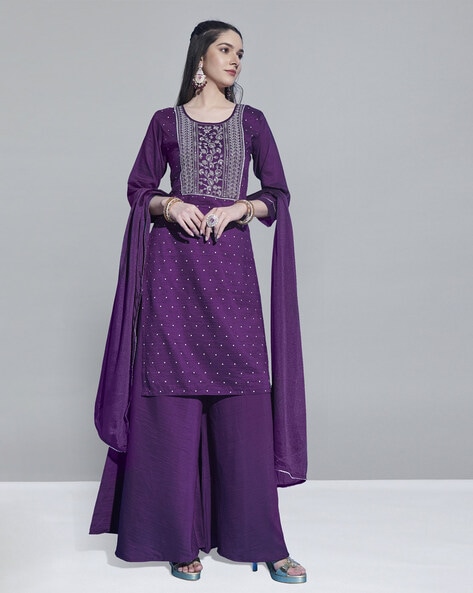 Bollywood Indian Bridal Salwar Kameez Plazo Suit Palazzo Pakistani Dress  New | eBay