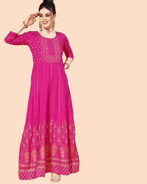 sachin and babi light blue dress Floral Embroidered Maxi Dress main image 0