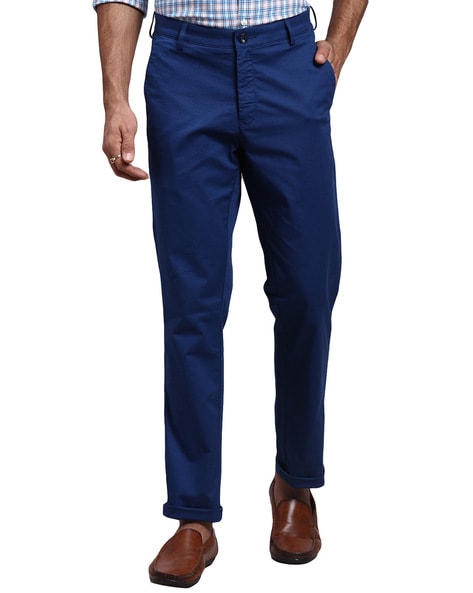 COLORPLUS Men Solid Super Slim Fit Casual Trousers | Lifestyle Stores |  Rohini, Sector 10 | New Delhi