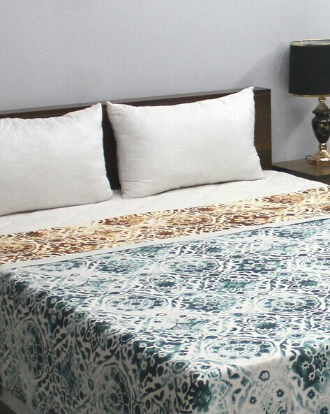 Buy Blue Blankets Dohars Quilts for Home Kitchen by BOMBAY