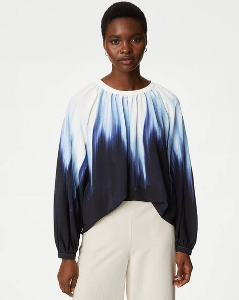 marks and spencer tie dye top