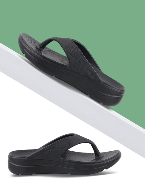 Buy Black Flip Flop Slippers for Men by NEOZ Online Ajio