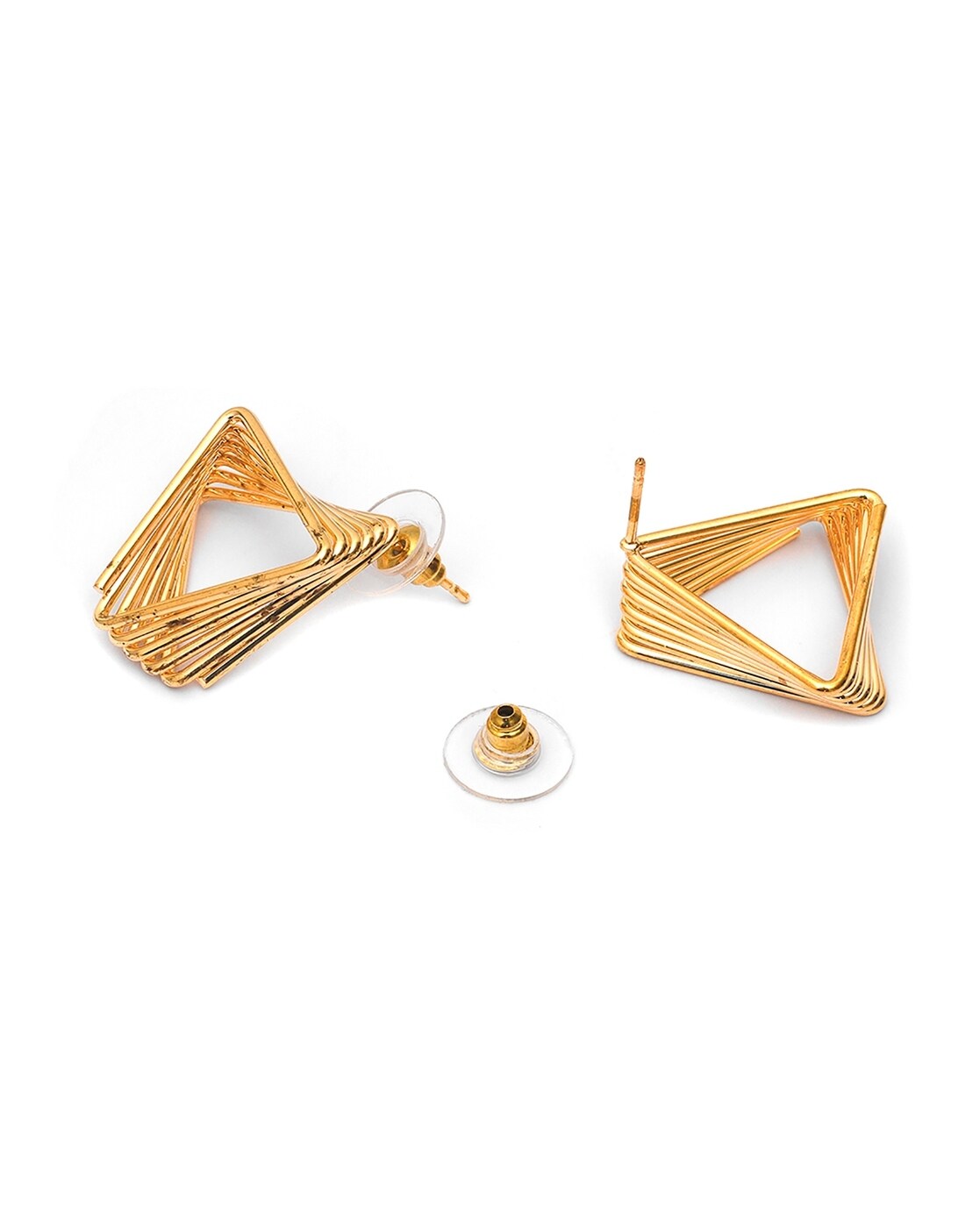 Triangle Shaped Earrings | Handmade in NYC by Delia Langan – Delia Langan  Jewelry