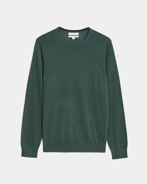 Buy Green Sweaters Cardigans for Men by Marks Spencer Online Ajio