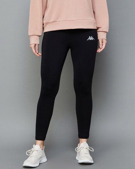 Buy Women's Kappa Full Length Plain Leggings with Elasticised Waistband  Online