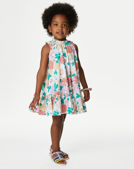 Buy Multicoloured Dresses Frocks for Girls by Marks Spencer Online Ajio