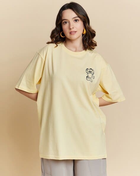 cream colored t shirt women's