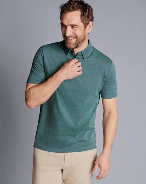 Jacquard Polo T-Shirt