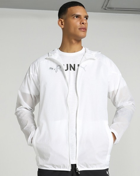 Puma jacket white hotsell