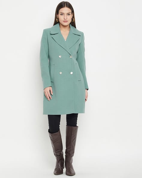 Women Double-Breasted Regular Fit Trench Coat