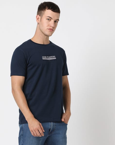 Buy Navy Blue Tshirts for Men by JOHN PLAYERS JEANS Online
