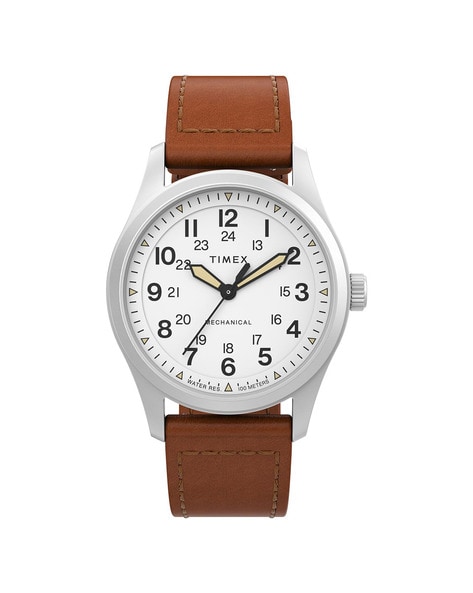 Timex Women's Modern Easy Reader Beige/Rose Gold 32mm Casual Watch, Leather  Strap - Walmart.com