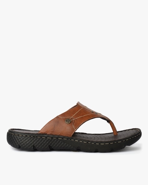 Buckaroo Men Leather Thong-Strap Sandals