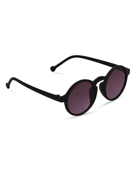 Girls' Plastic Oval Sunglasses - Art Class™ Black : Target