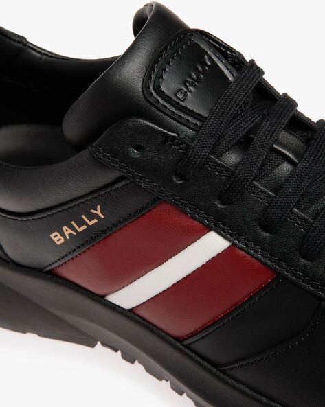 Bally Colorblock Leather Sneakers - ShopStyle