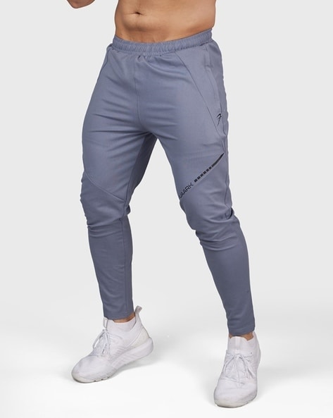 Men Mid-Rise Fitted Track Pants