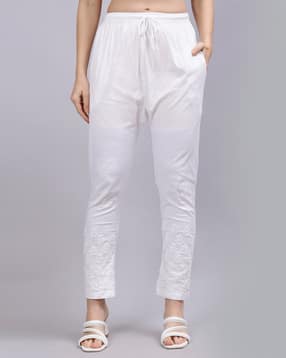 sevachikan Women Embroidered Pants with Insert Pockets-picture-37
