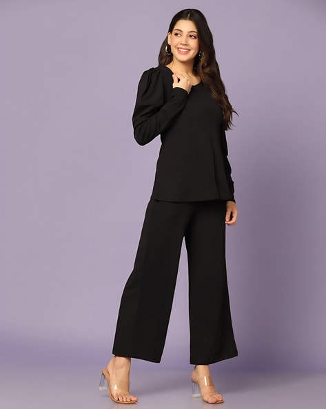 Buy Black Suit Sets for Women by SRUTVIK CREATION Online