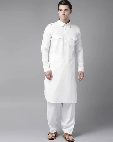 Buy White 2-Piece Ethnic Suit for Men by SEE DESIGNS Online