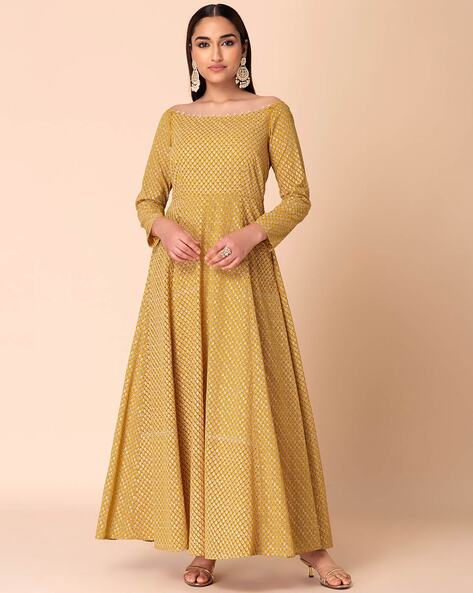 Yellow Kurtis - Buy Ethnic Yellow Kurtis Online For Women & Girls In India  – Indya