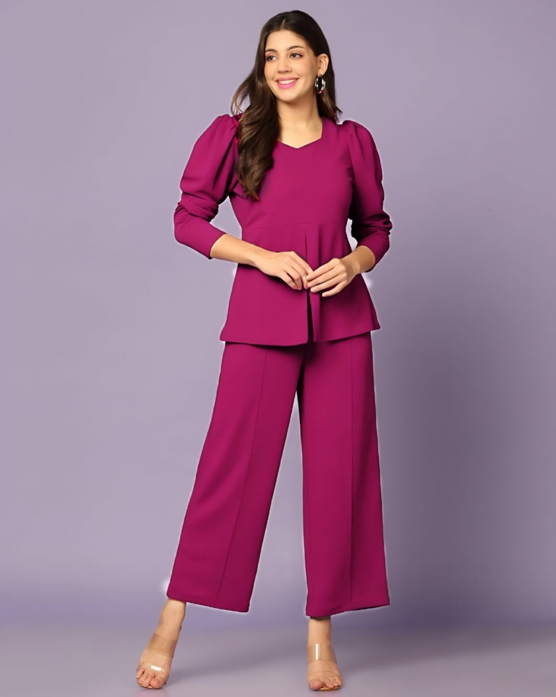 Buy Pink Suit Sets for Women by Srutva Fashion Online