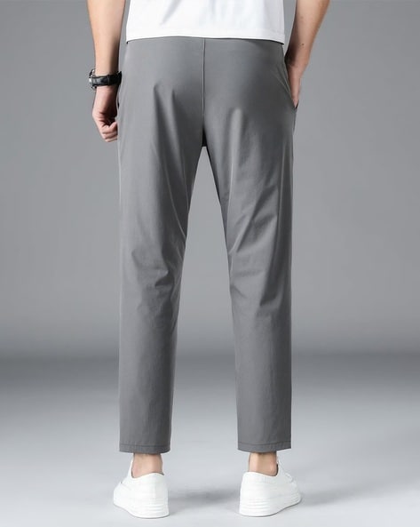 Single Stripe Track Pant in Olive & White - Himelhoch's Department Store