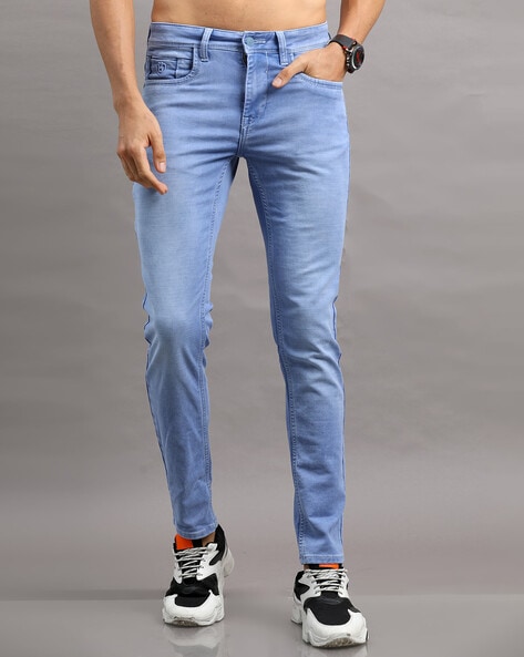 Hélas. Patch Men's Denim Pants Blue A03S4D1PNTJEA-LIGHT-BLUE| Buy Online at  FOOTDISTRICT
