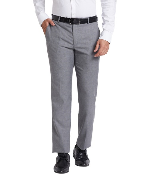 Park Avenue Checked Relaxed Fit Trousers