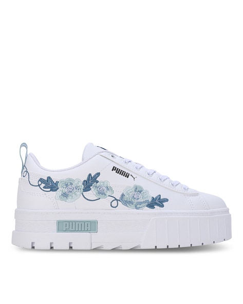 Embroidered puma sale shoes