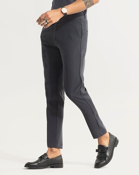 WROGN Regular Fit Men Black Trousers - Buy WROGN Regular Fit Men Black  Trousers Online at Best Prices in India | Flipkart.com