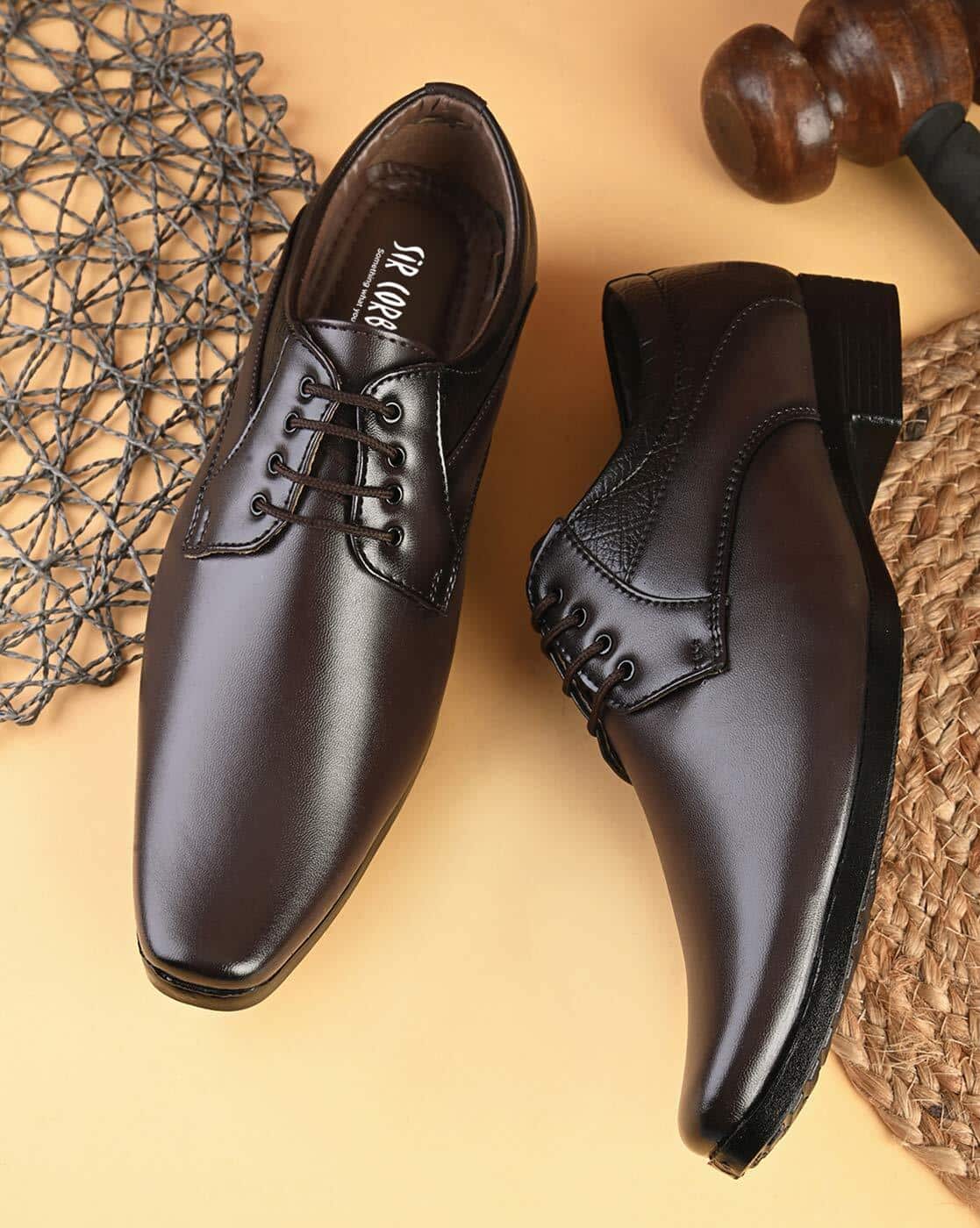 Buy Brown Formal Shoes for Men by Sir Corbett Online