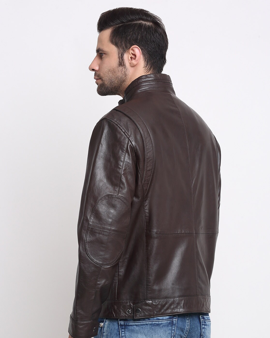 Buy Teakwood Black Solid Jacket online