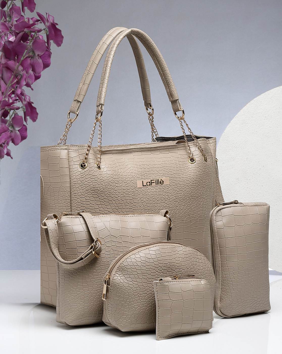 Buy exotic cream colored elegant handbag for women in Bangalore, Free  Shipping - redblooms