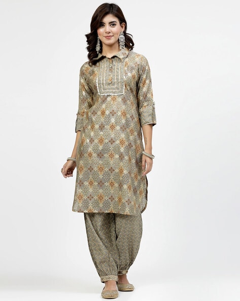 SS boutique & alterations - Harem pants/salwar with long kurti #latesttrend  #cutelook #girlsfashion | Facebook