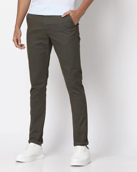 Buy Olive Green Trousers Pants for Men by JOHN PLAYERS Online