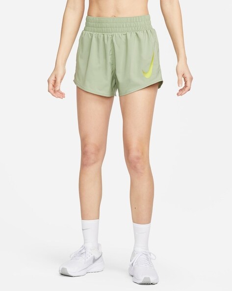 Olive green nike shorts 2024 womens