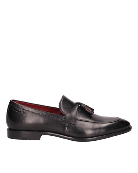 Bugatti Low-Top Round-Toe Tassel Loafers