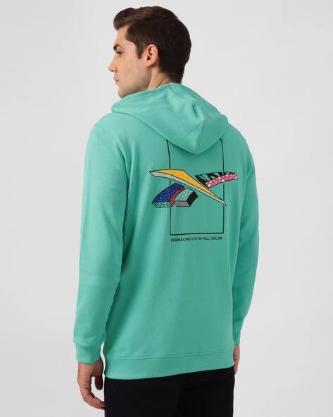 Buy REEBOK Brand Print Regular Fit Zip-F Online | Ajio.com