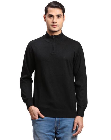 Colorplus Men Regular Fit Pullover with Ribbed Hem